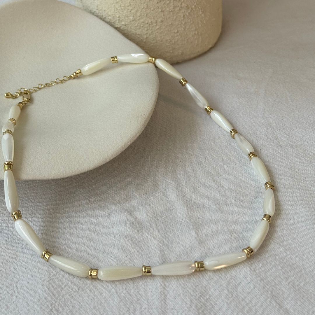 Collar Nacarado Vintage