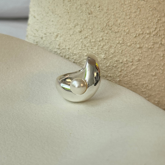 Anillo Luna Perlada